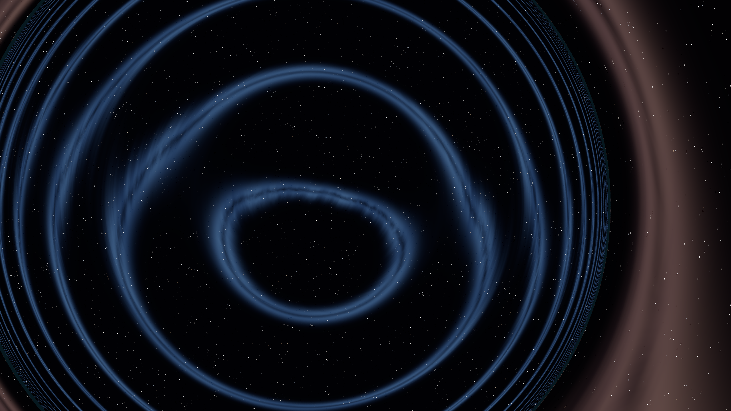 Throat view of the wormhole demo